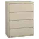 Archivador lateral de acero de 4 cajones de Office Source, 42" de ancho - OSL4DRW42