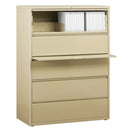 Office Source Colección de archivadores laterales de acero, archivador lateral de 5 cajones, 42" de ancho - OSL5DRW42