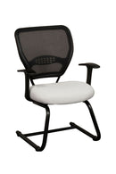 Silla de visita High Point Nexstep con respaldo de malla y asiento tapizado - 759G