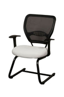 Silla de visita High Point Nexstep con respaldo de malla y asiento tapizado - 759G
