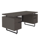 Office Source Palisades Collection | Double Pedestal Desk - 66" x 30" - EV6630DP