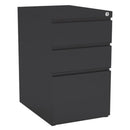 Office Source Pedestales metálicos Archivador metálico de 3 cajones y pedestal con doble caja - 22"P - CPSBBF