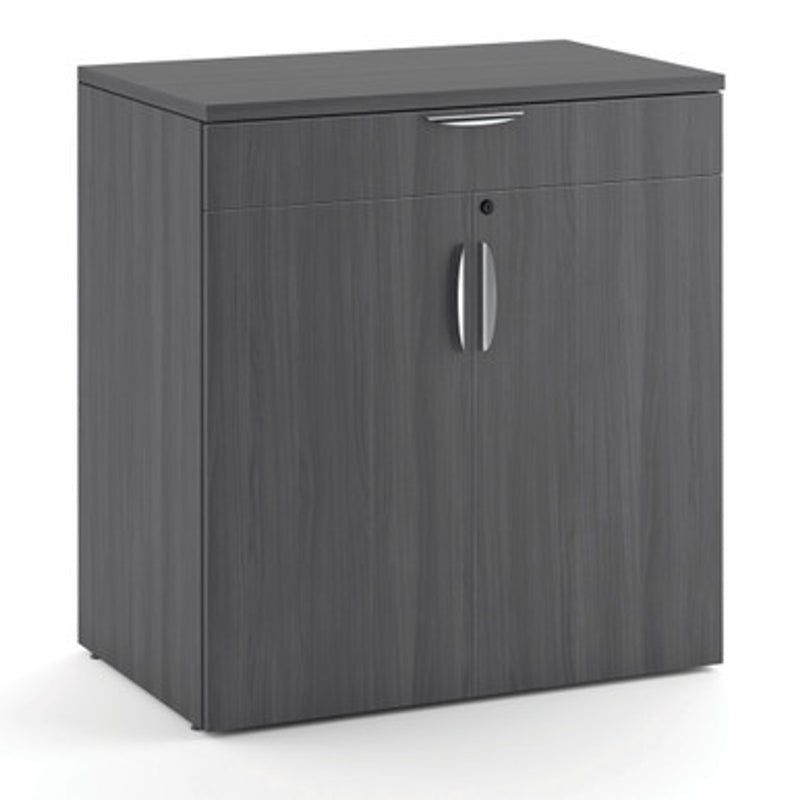 Office Source OS Laminate Collection Buffet Credenza with Top Drawer and Doors - PL172