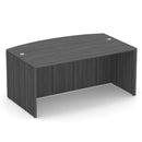 Office Source Colección Laminada OS Escritorio con frente curvo - 66'' Ancho - PL187