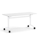 Mesas de capacitación Office Source OS | Tapa abatible blanca, Mesa anidable - 2472PTLF