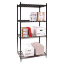 Estanterías para uso intensivo de Office Source | Unidad de estantería de alambre - 36" de ancho - PWS722136
