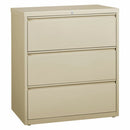 Archivador lateral de acero de 3 cajones de la colección Office Source, 30" de ancho - OSL3DRW30