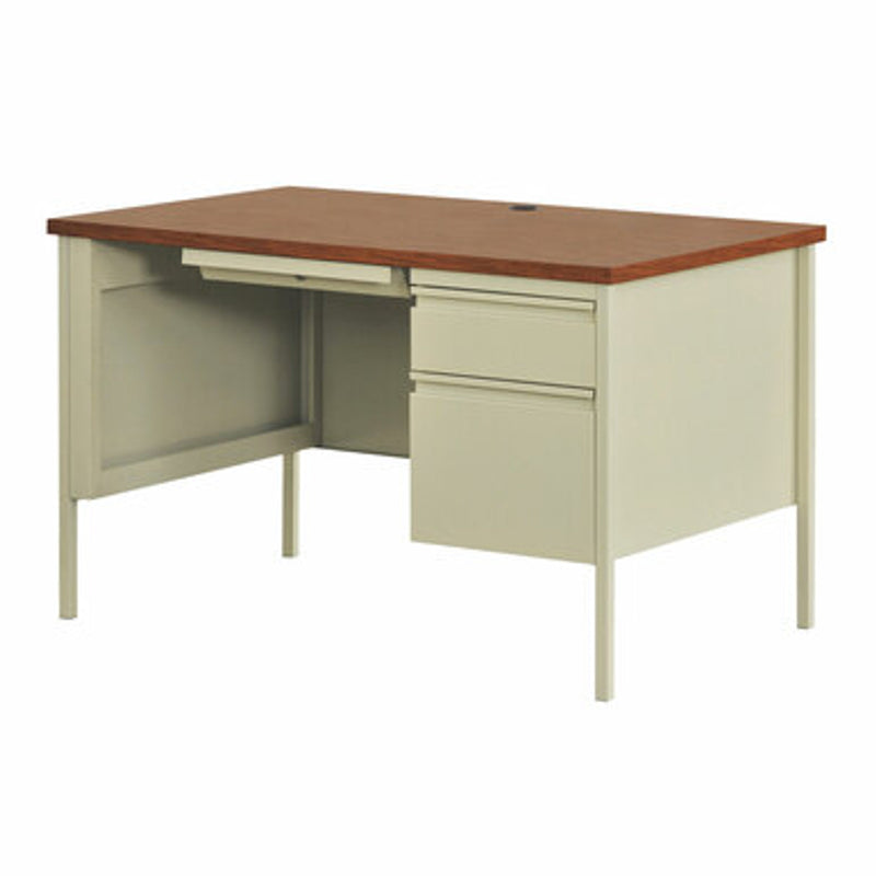 Office Source Raleigh Collection Right Hand, Single Pedestal Desk - 45"W x 24"D