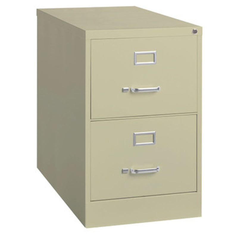 Office Source Steel Vertical File Collection 2 Drawer Vertical File Cabinet, 26.5" Deep, Letter - OSV2LT26H