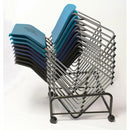 Carretilla apilable para sillas negra Office Source - 3080DOLLY