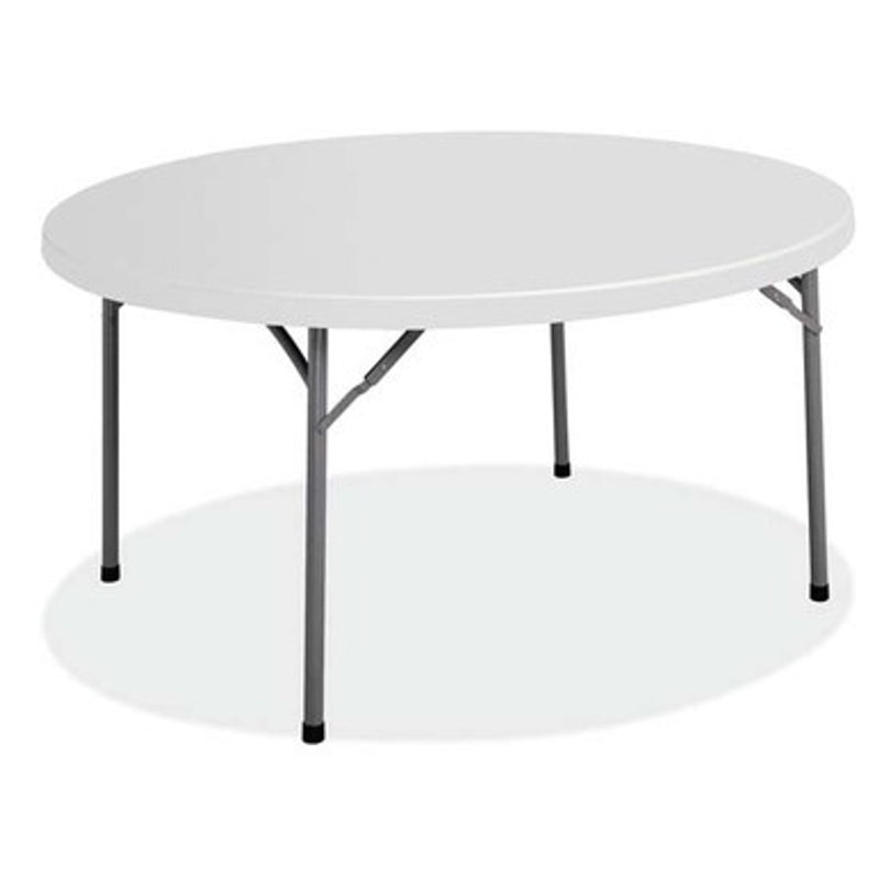 Office Source Blow Molded Folding Tables | Round Plastic Blow-Molded Folding Table - 60"Dia. - FBM60R