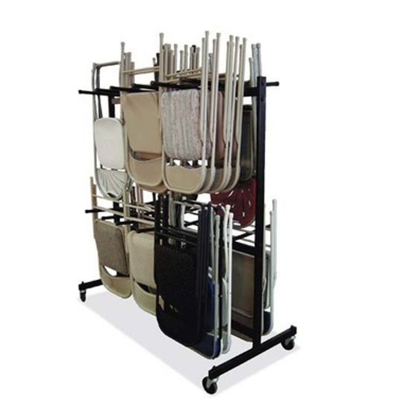 Office Source Blow Molded Folding Chairs | Folding Chair Cart - FCDRA51