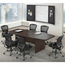 Office Source Boat Shaped Conference Table with Slab Base - PL235