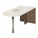 Office Source Colección de laminado OS Pata de panel final para encimeras Q y Bullet - 36" de ancho - PLTEP36