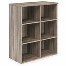 Office Source Riveted | Estantería con estantes divididos - HIMB36