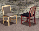 Sillón de visitas High Point Contempo sin brazos con respaldo tapizado completo - 9500