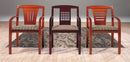 High Point Contempo Silla de Madera para Visita Brazos Curvilíneos Respaldo en Abanico - 9413