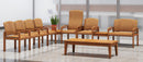High Point Trados High Back Sillón de visita con respaldo alto de madera Triarc - 915