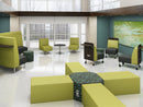 Sillón sin brazos giratorio High Point Eve con base de retorno - 5807