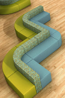 High Point Flex Lounge Outside Facing Arc/Settee - 1595-OF
