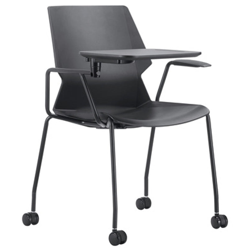 Office Source Scholar Collection | Mobile Student Chair with Tablet Arm and Casters - 08AF1MMT